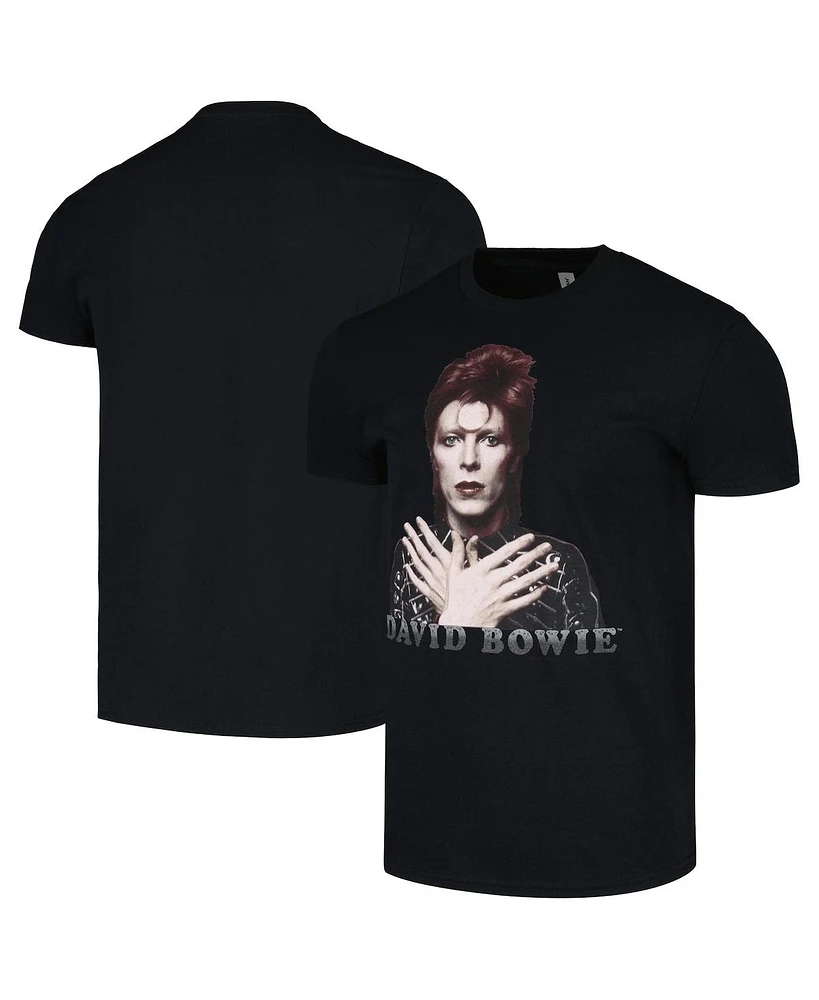 Hifi Entertainment Men's and Women's Black David Bowie Ziggy 1973 T-Shirt