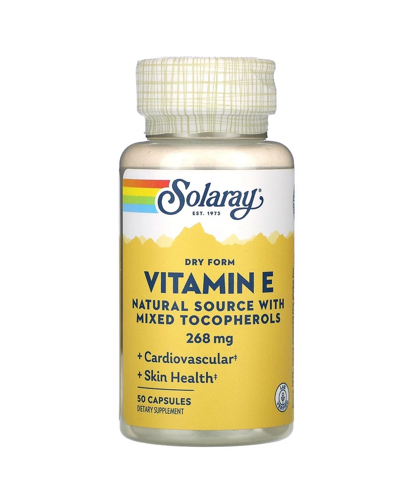 Solaray Vitamin E Dry Form 268 mg