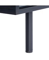 Amber & Emily Tv Stand with Glass Doors for TVs up to 55"