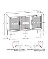 Amber & Emily 3 Door Sideboard Buffet Cabinet