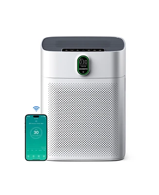 Morento Smart Air Purifier for home Large Rooms up to 1076 ft² Wi-Fi and Alexa compatible PM2.5 Air Quality Display Quiet Mode 24dB Hepa Filter R