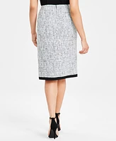 Kasper Petite Front-Slit Pencil Skirt