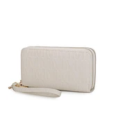 Mkf Collection Lisbette Embossed Signature Wallet by Mia K.