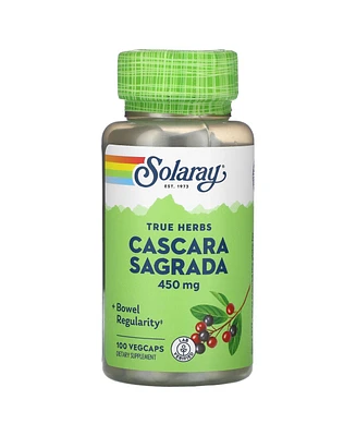 Solaray Cascara Sagrada True Herbs 450 mg