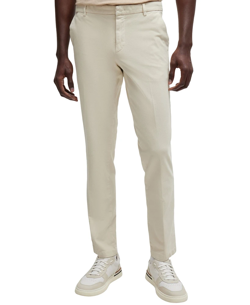 Boss by Hugo Boss Men's Stretch Cotton Slim-Fit Regular-Rise Chinos