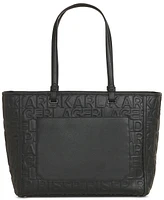 Karl Lagerfeld Paris Maybelle Logo Tote Bag