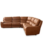 Tanico 5-Pc. Modular Sectional with 2 Power Motion Chairs