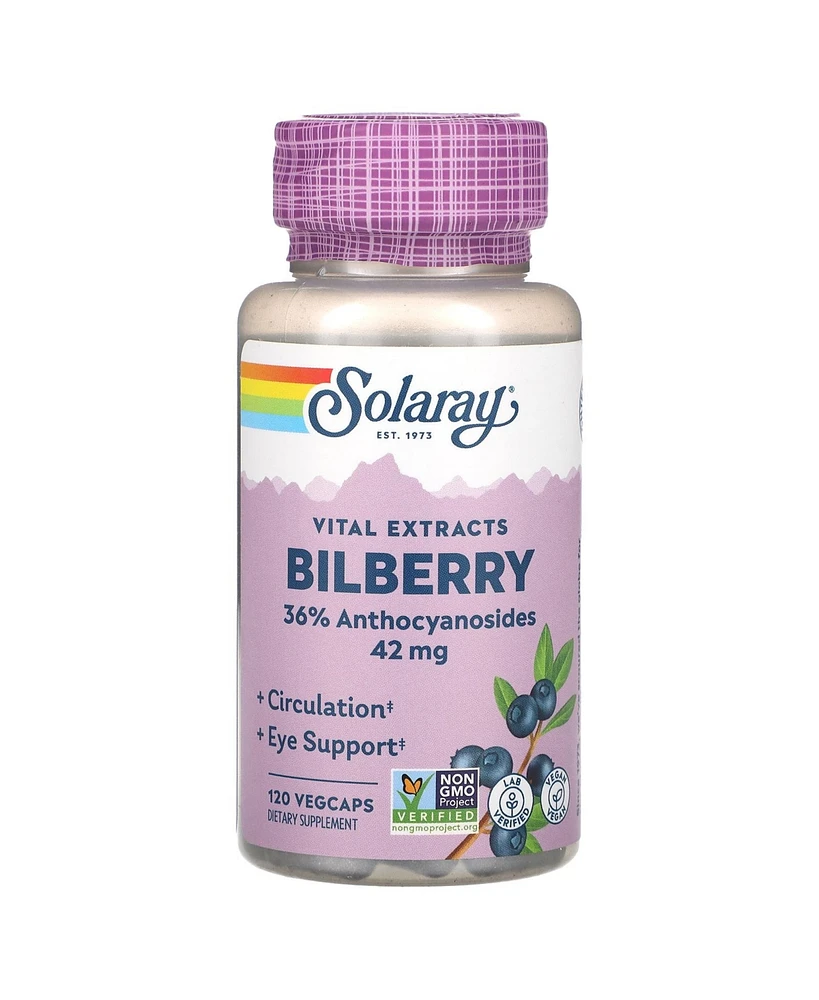 Solaray Vital Extracts Bilberry mg