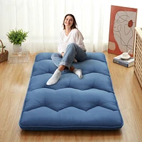 Caromio Futon Mattress Twin Size, Floor Mattress Pad Portable Dorm Sleeping Pad, 39"x 80"