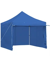 Slickblue 10 x Feet Pop up Gazebo with 4 Height and Adjust Folding Awning