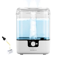 6L Humidifiers for Bedroom Large Room Home, Chivalz Cool Mist Top Fill Humidifiers for Baby Nursery and Plants, 26dB Quiet, Nightlight, Up to 50 Hours