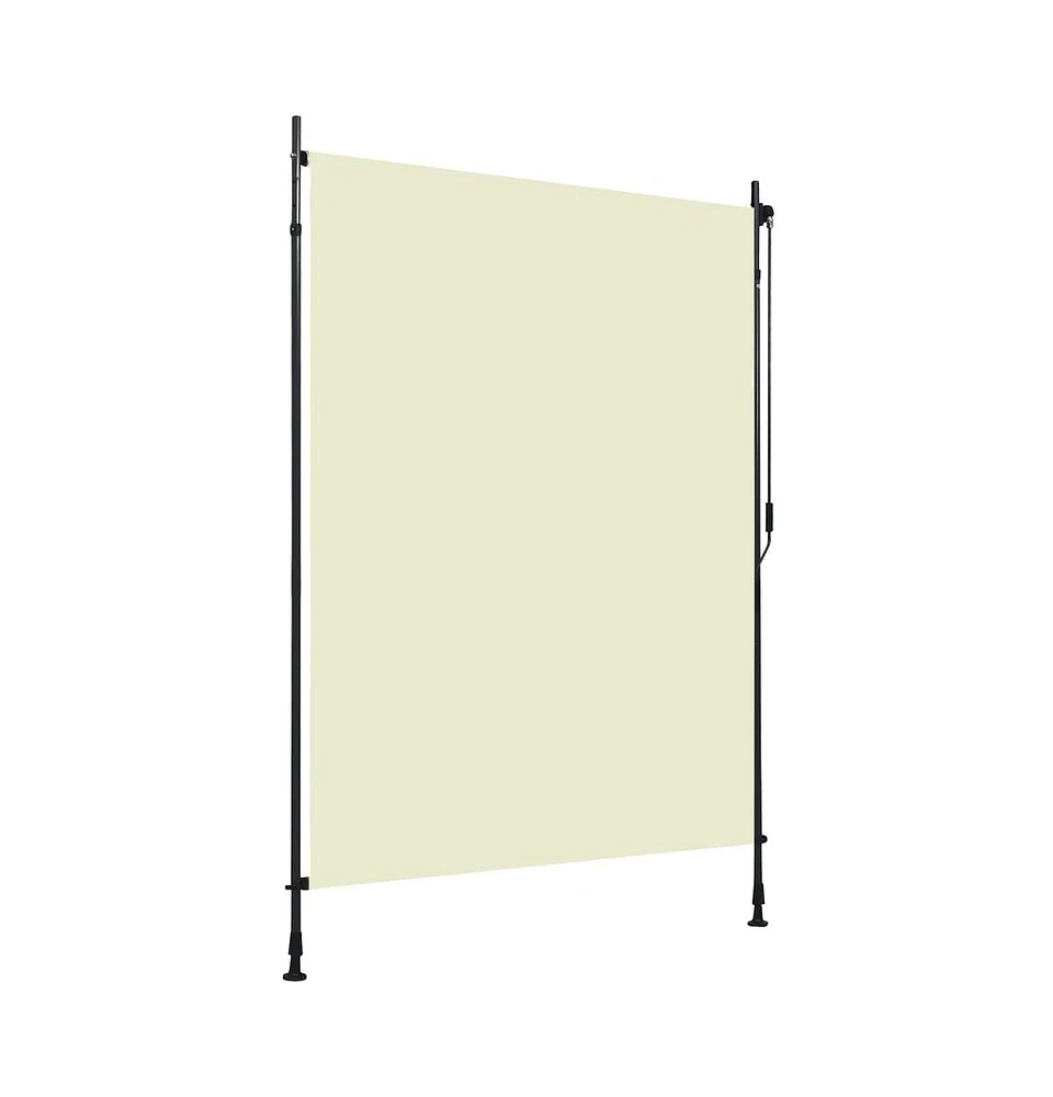 vidaXL Outdoor Roller Blind 59.1"x106.3" Cream