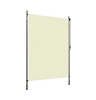 vidaXL Outdoor Roller Blind 59.1"x106.3" Cream