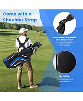 Slickblue Lightweight Golf Stand Bag with 14 Way Top Dividers and 6 Pockets