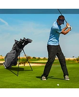 Slickblue Golf Stand Bag Lightweight and Portable Cart with Shoulder Strap