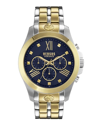 Versus Versace Men's Chrono Lion Two-Tone Stainless-Steel Watch 44MM