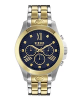 Versus Versace Men's Chrono Lion Two-Tone Stainless-Steel Watch 44MM