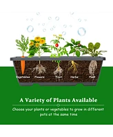 4 Ft Vertical Raised Garden Bed 5-Tier Planter Box