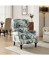 Asikli Manual Recliner with Wingback Design