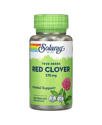 Solaray True Herbs Red Clover 375 mg - 100 VegCaps - Assorted Pre
