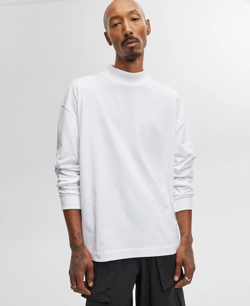 Mode of One Men's Long-Sleeve Oversized-Fit T-Shirt, Created for Macy's