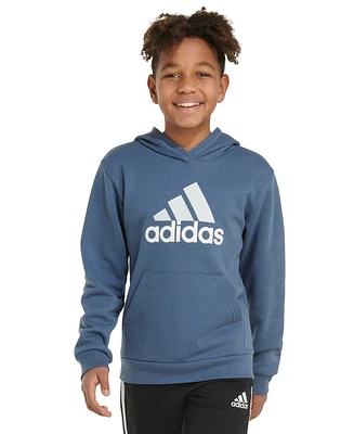 adidas Big Boys Long-Sleeve Essential Pullover Hoodie