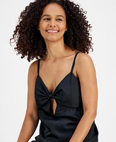 I.n.c. International Concepts Women's Satin Bow Nightgown, Created for Macy's
