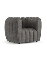 Lysander 41" Boucle Fabric Accent Club Chair