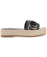 Dkny Women's Fiona Hardware Espadrille Platform Sandals