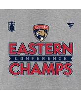 Fanatics Men's Steel Florida Panthers 2024 Eastern Conference Champions Locker Room T-Shirt