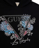 Guess Big Girls Embroidered Logo Hooded Sweatshirt