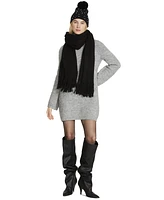 Steve Madden Women's 2-Pc. Embellished Beanie & Scarf Boxed Gift Set