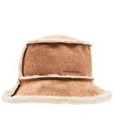 Steve Madden Women's Faux-Shearling Bucket Hat