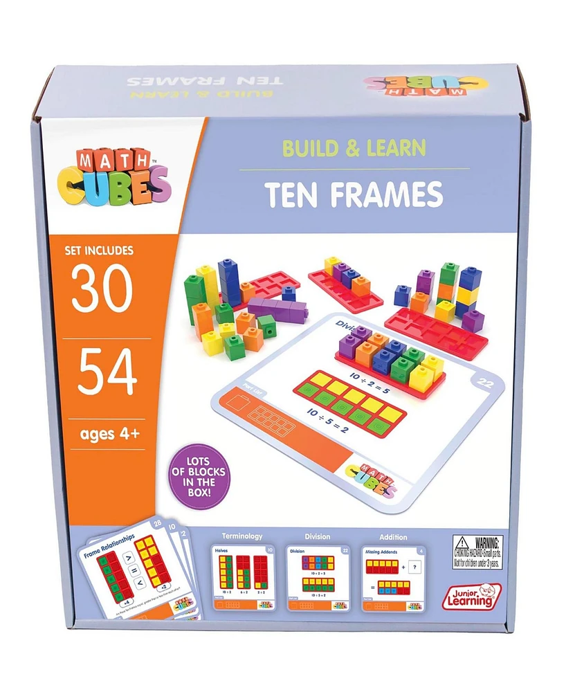 Junior Learning Mathcubes - Ten Frames Activity Set