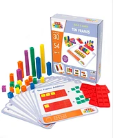 Junior Learning Mathcubes - Ten Frames Activity Set