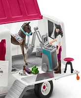 Schleich Horse Club Mobile Vet w/ Hanoverian Foal Playset