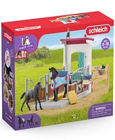 Schleich Horse Club Horse Box With Mare Foal Playset