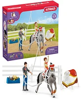 Schleich Horse Club Mia's Vaulting Set Playset