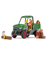 Schleich Farm World Working In The Forest Playset
