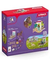 Schleich Horse Club Horse Box - Hannah Cayenne Figurine Playset