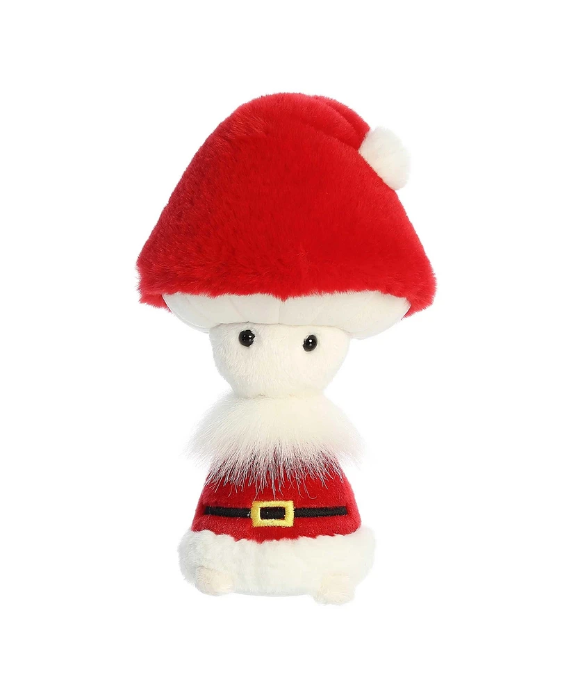 Aurora Small Holiday Fungi Friends Festive Plush Toy Santa 9"