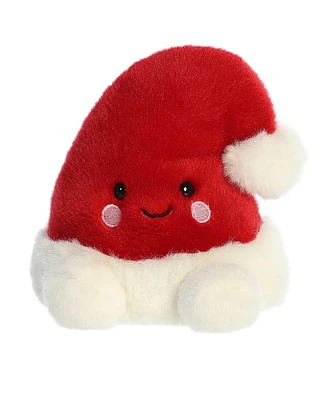 Aurora Mini Topper Santa Hat Palm Pals Festive Plush Toy Red 5"