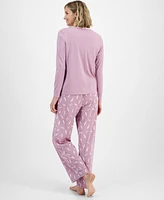 Charter Club Women's 2-Pc. Long-Sleeve Pajamas Set, Created for Macy's