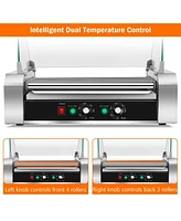 Sugift 18 Hot Dog 7 Roller Grill Commercial Cooker