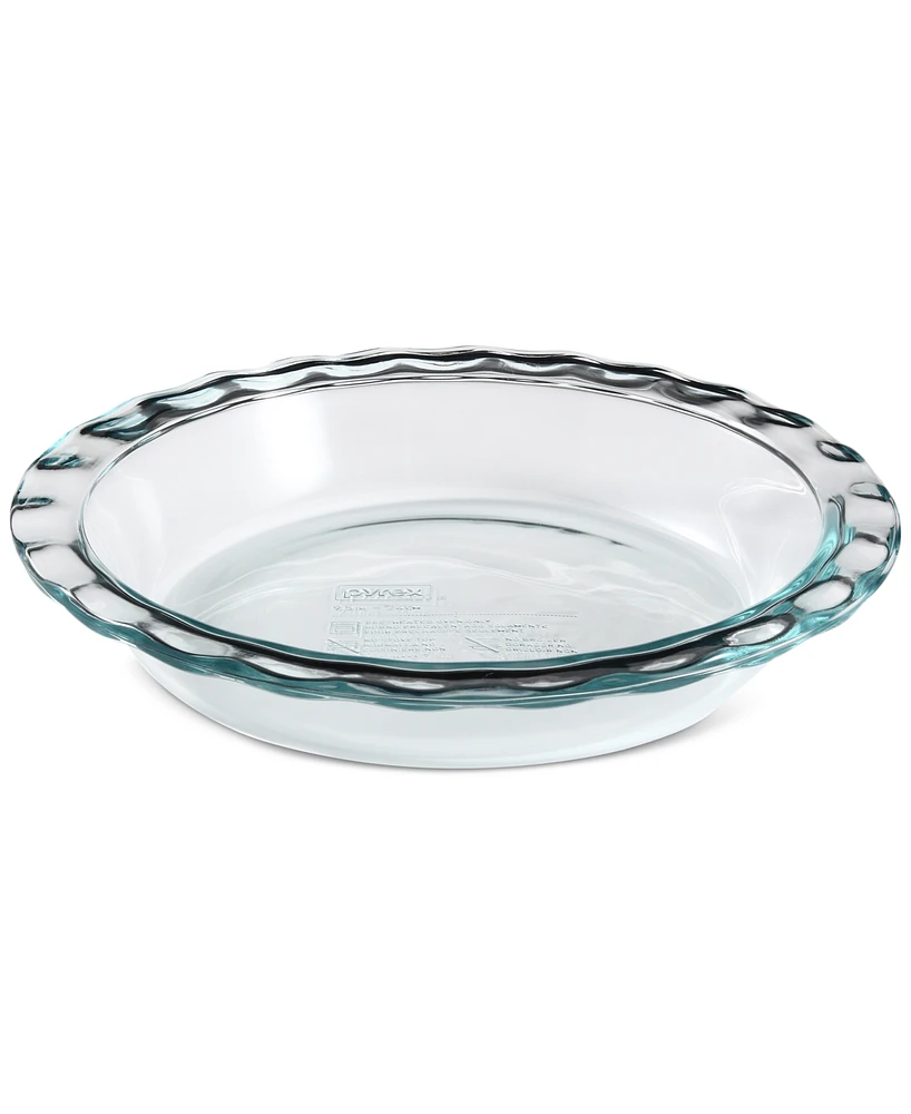 Pyrex 9.5" Tempered Glass Pie Plate