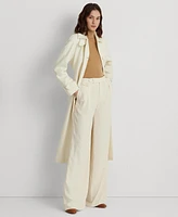 Lauren Ralph Women's Single-Breasted Belted Maxi Coat