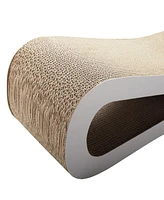 Streamdale Furniture Cat scratcher cat toy corrugated cardboard