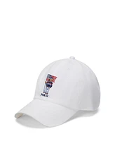 Polo Ralph Lauren Big Boys Polo Team Usa Polo Bear Cotton Twill Cap