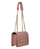 Bebe Serena Monogram Shoulder Bag