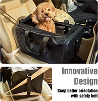 Airline-Approved Pet Carrier with Spacious Design and Cozy Features